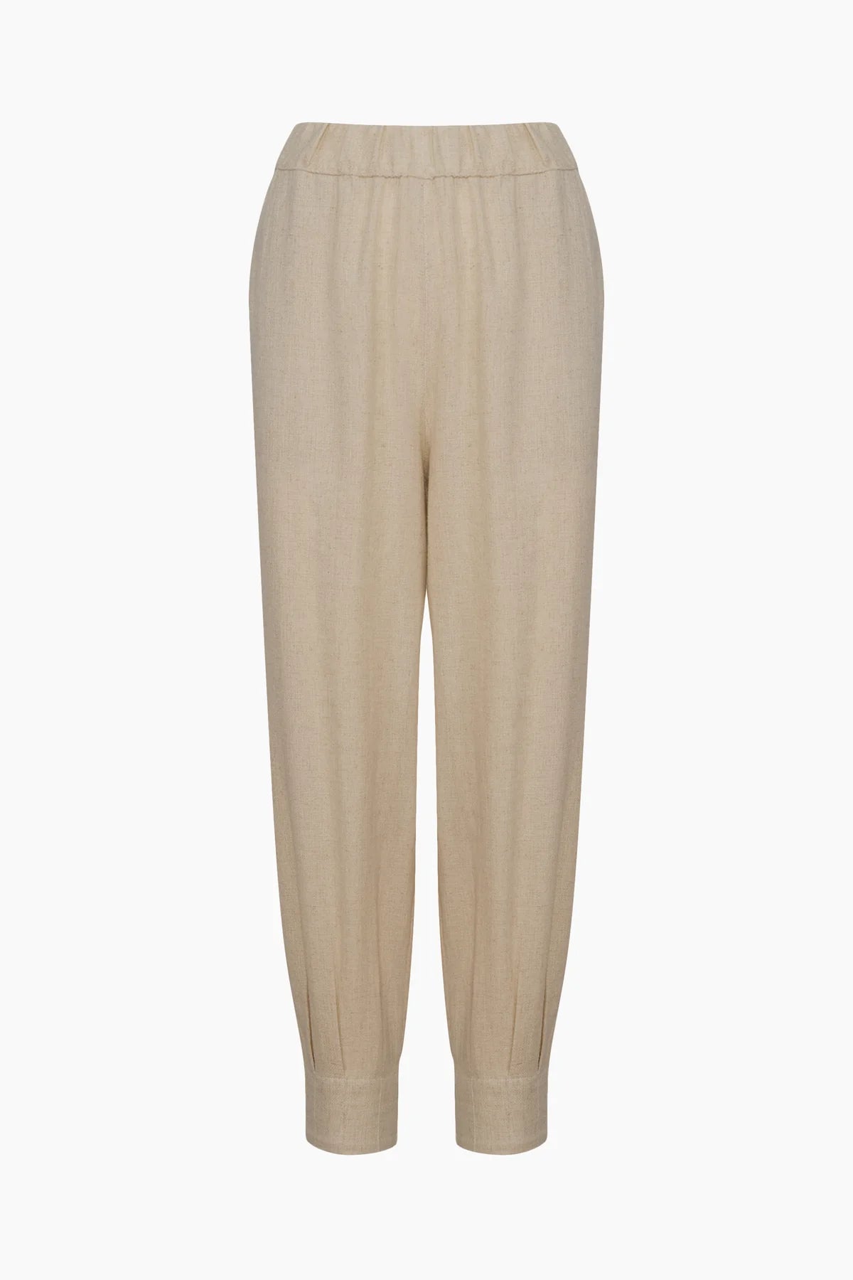 İKİKIZ Natürel Keten Slouchy Pantolon