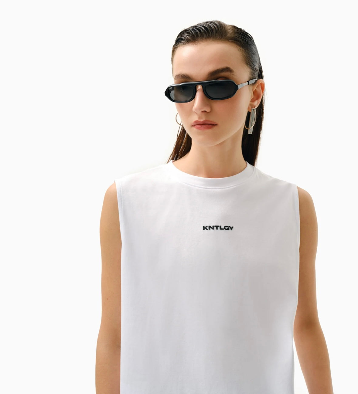 KNTLGY BEYAZ SIFIR KOL T-SHIRT