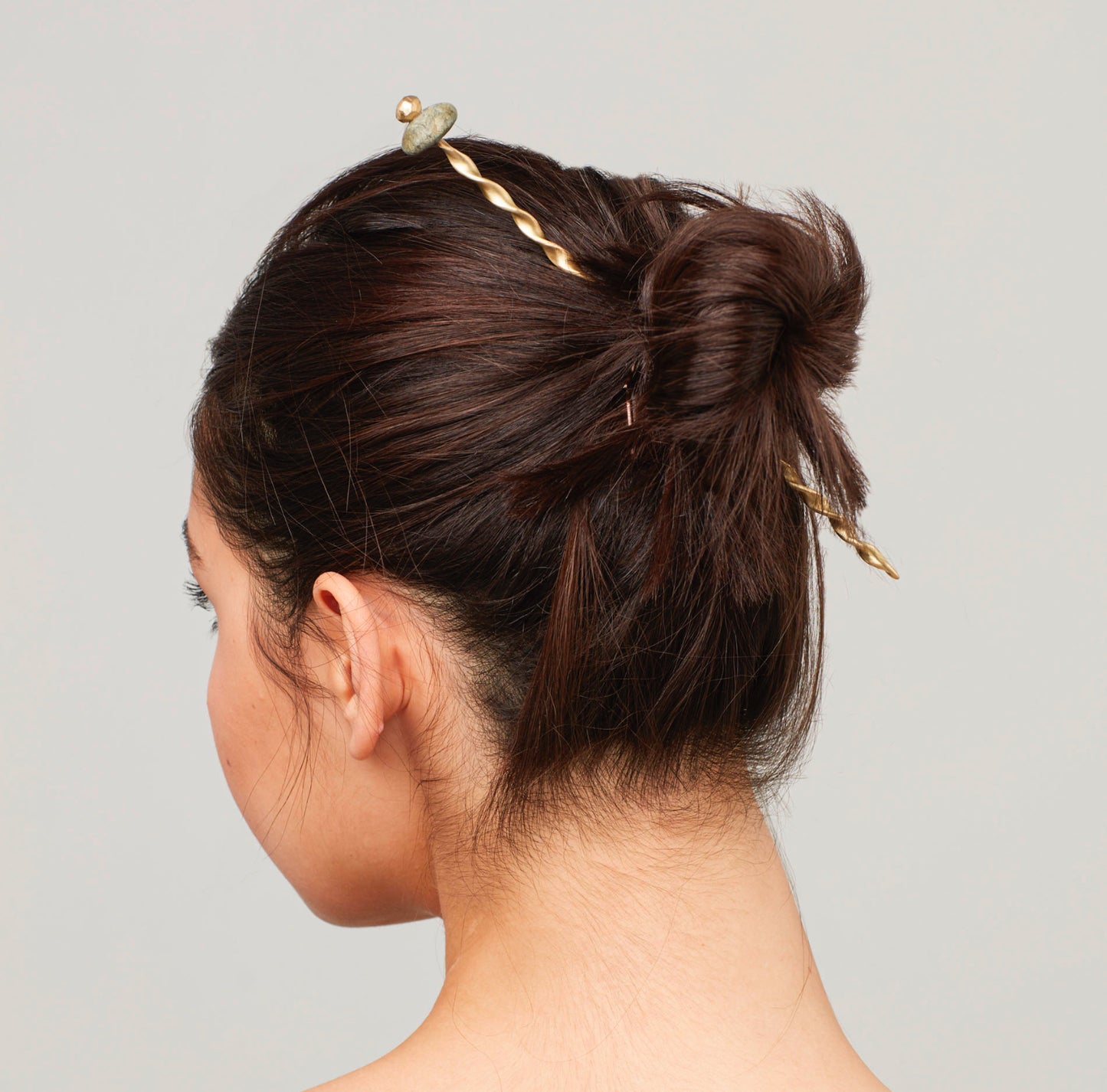 ZEWORKS PEBBLE MOON HAIR STICK