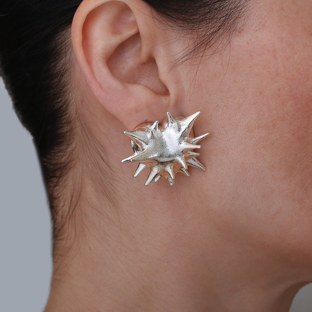 STUDIO/NOID INFINITE EFFECT EARRINGS- SILVER