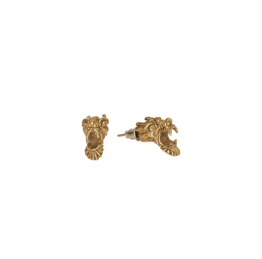 ZEWORKS DRAGON MINI EARRINGS