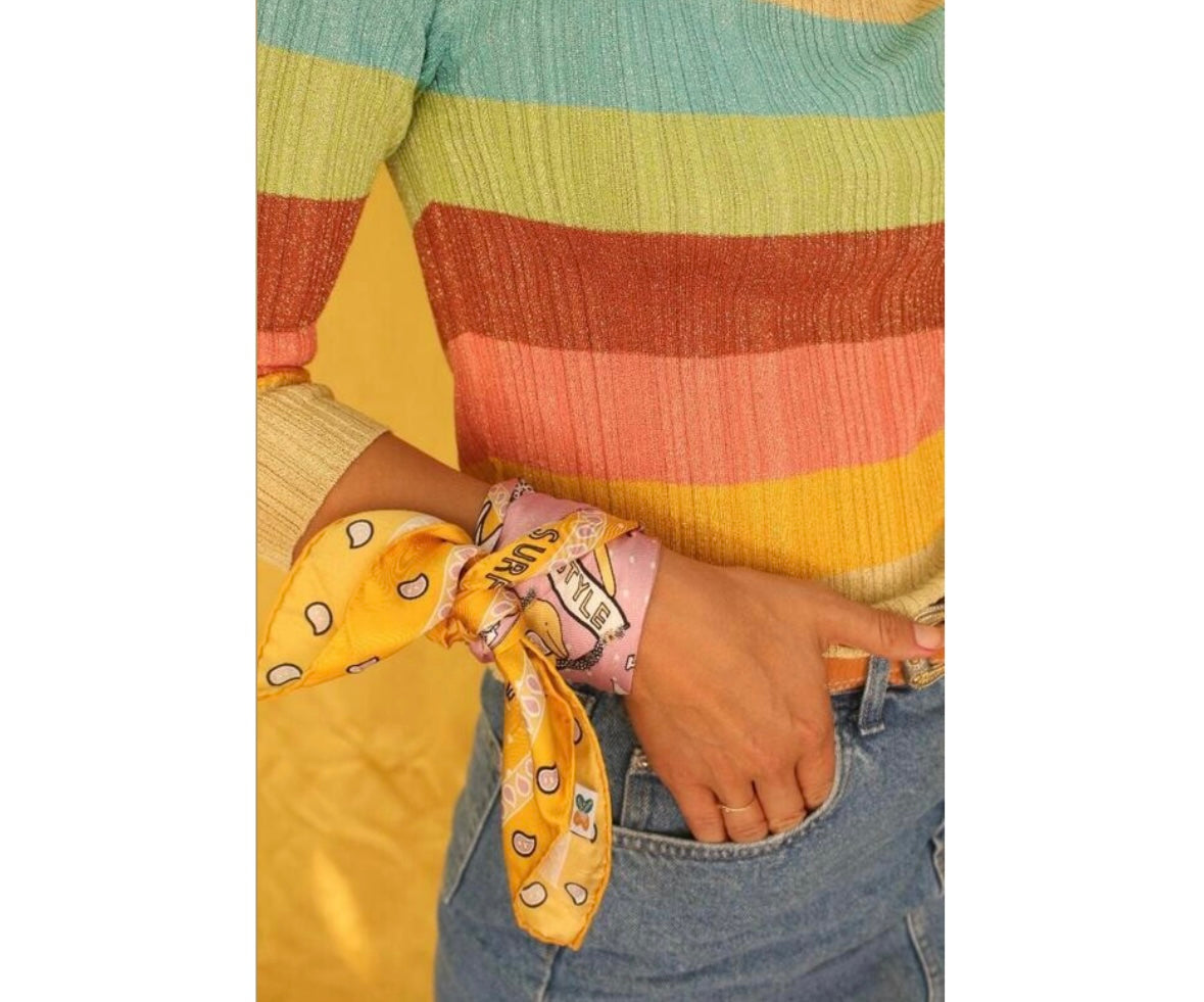 Soie Meme Sea Beauty Silk Scarve