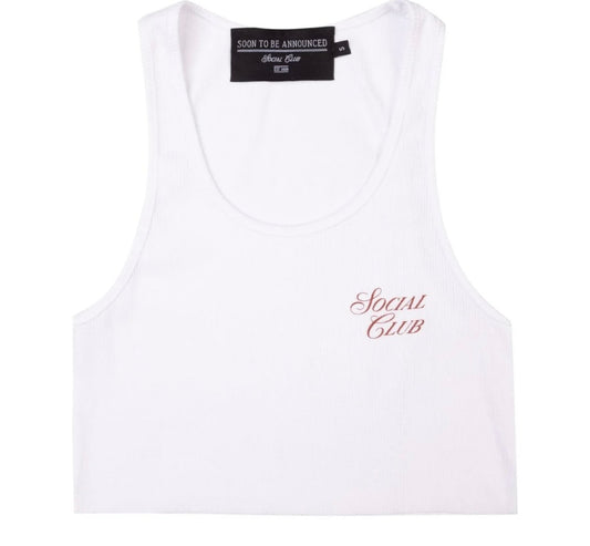 Soon To Be Announced Social Club Crop Tank Top