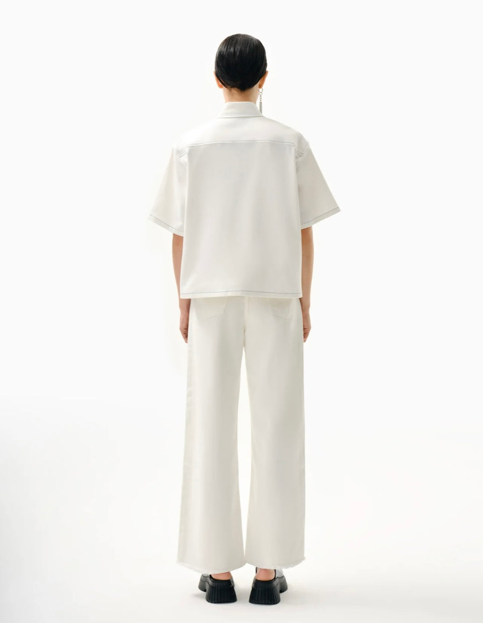 KNTLGY White Ease Fit Shirt