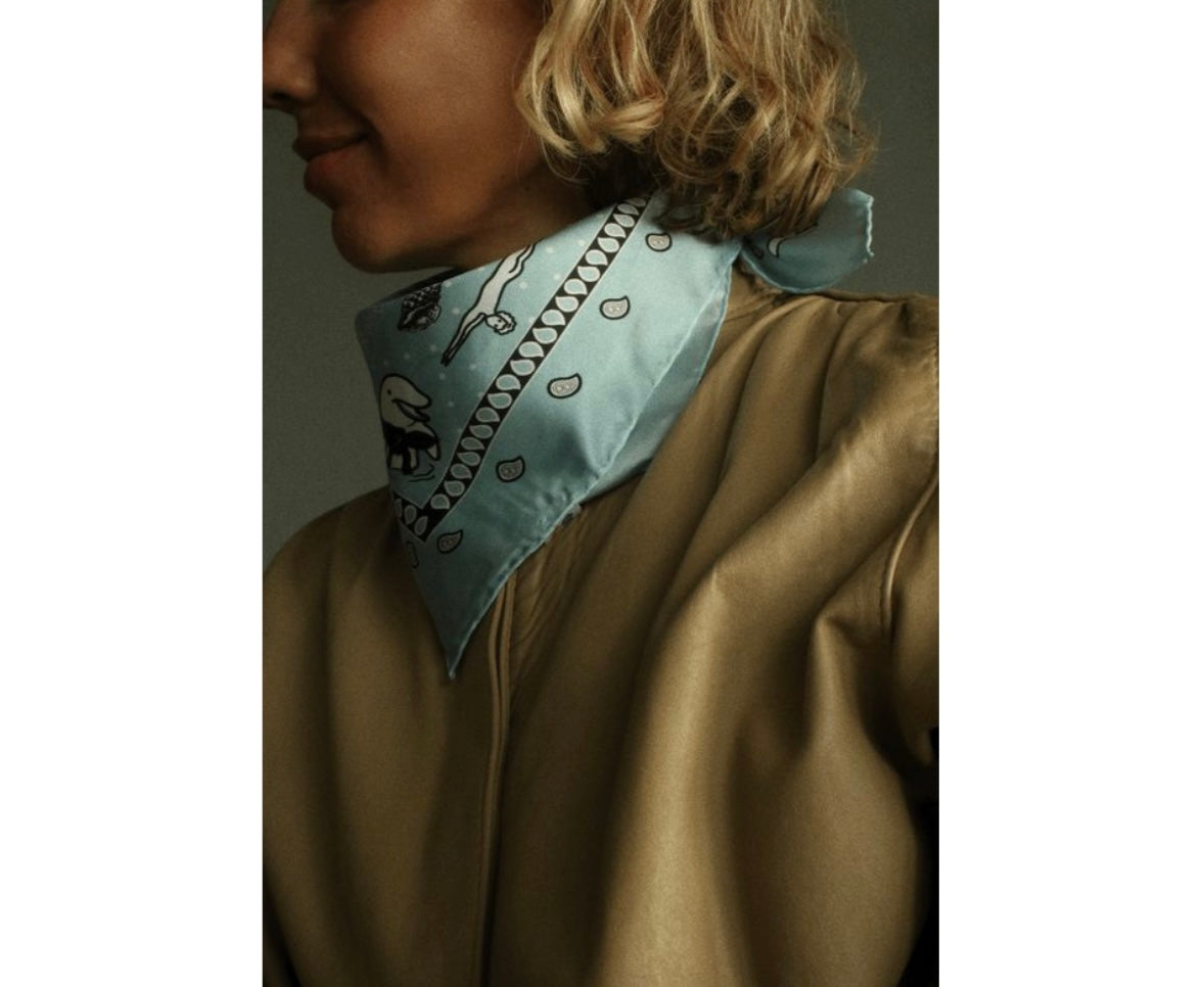 Soie Meme Sea Beauty Silk Scarve