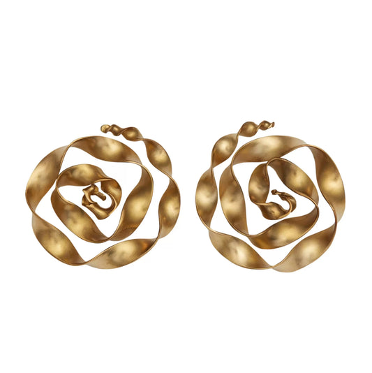 ZEWORKS ROSES BURMA EARRING