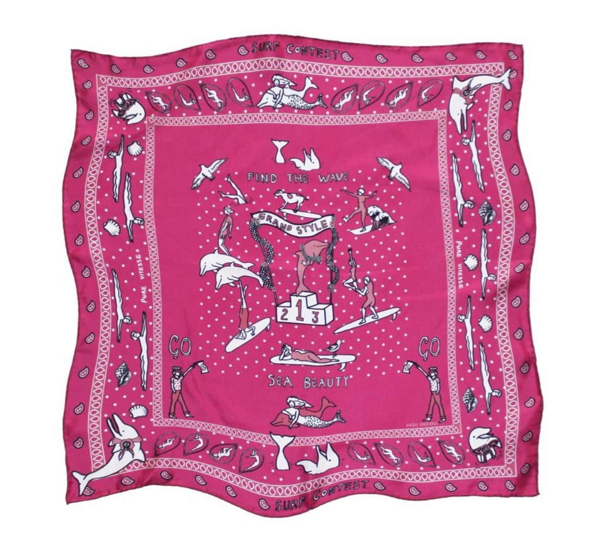 Soie Meme Sea Beauty Silk Scarve