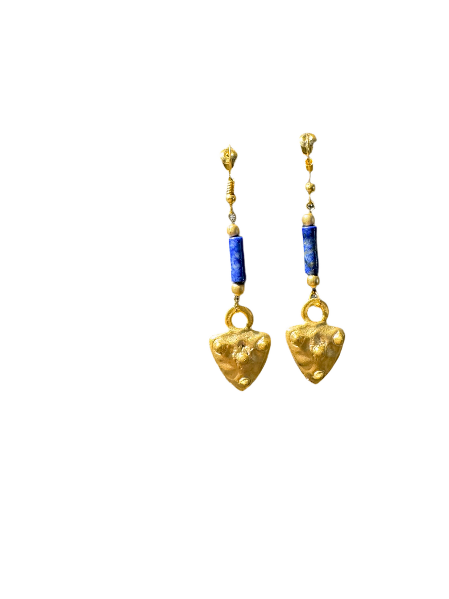 Natural Stones And Pendant Design Earrings